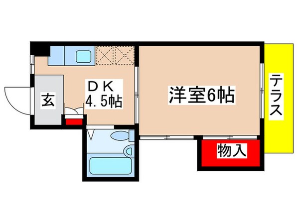 シルクハイツの物件間取画像